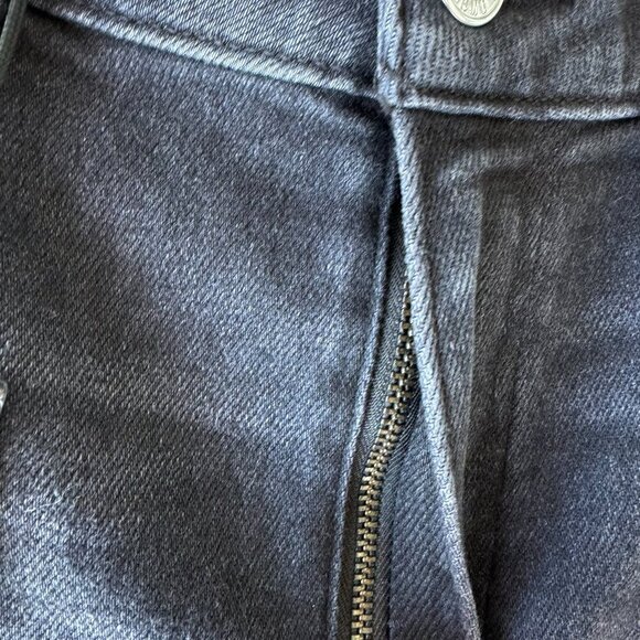 NWT Paige Anessa Wide Leg Ankle Jeans Black Lotus 31 - Picture 11 of 15